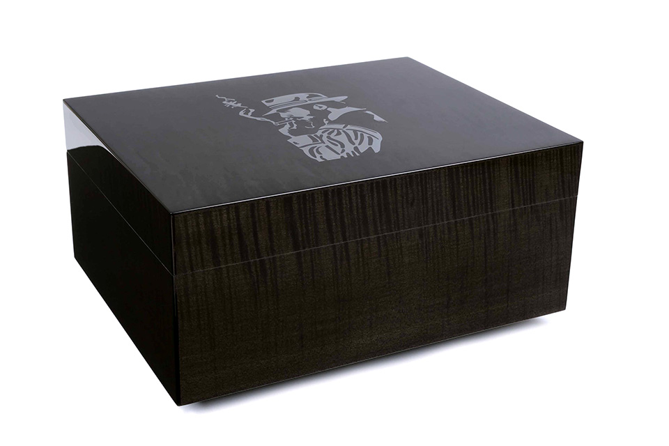 Хьюмидор Gentili на 50 сигар SV50-Maple-Smoker-Silver